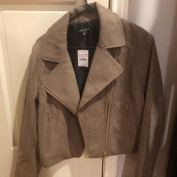 J Crew faux suede jacket - Picture 1 of 2